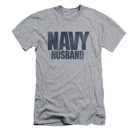 Navy Shirt Slim Fit Navy Husband Athletic Heather T-Shirt