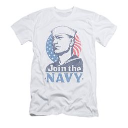 Navy Shirt Slim Fit Navy Join The Navy White T-Shirt Navy Shirt Slim Fit Navy Join The Navy White T-Shirt