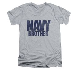 Navy Shirt Slim Fit V-Neck Navy Brother Athletic Heather T-Shirt
