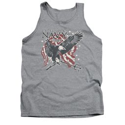 Navy Shirt Tank Top Navy Eagle Trident Athletic Heather Tanktop