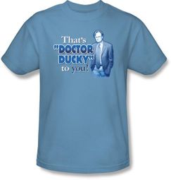 NCIS Adult T-shirt - Doctor Ducky Adult Carolina Blue Tee Shirt