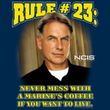 NCIS Adult T-shirt - Rule 23 TV Series Adult Navy Blue Tee Shirt