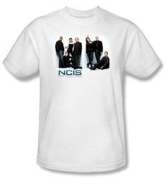NCIS Adult T-shirt - White Room TV Series Adult White Tee Shirt