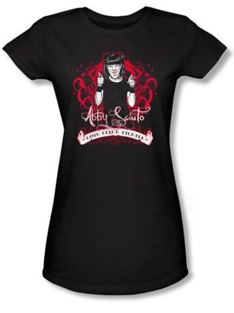 NCIS Juniors T-shirt - Goth Crime Fighters TV Series Black Tee Shirt