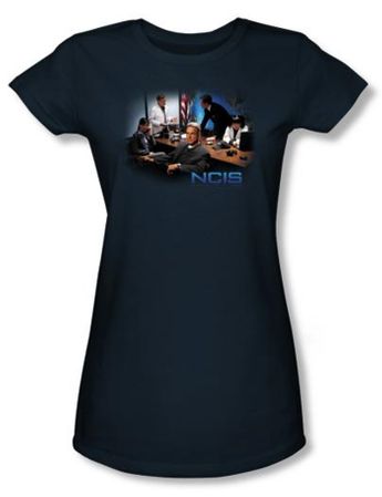 NCIS Juniors T-shirt - Original Cast Crime Drama Navy Tee Shirt