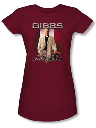 NCIS Juniors T-shirt - Rule Maker Crime Drama Cardinal Red Tee Shirt