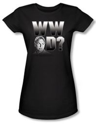 NCIS Juniors T-shirt - What Would Gibbs Do Black Tee Shirt