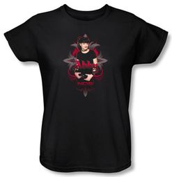NCIS Ladies T-shirt - Abby Gothic Crime Drama Women's Black Tee Shirt