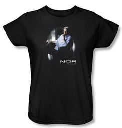 NCIS Ladies T-shirt - Gibbs Ponders Women's Black Tee Shirt