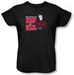 NCIS Ladies T-shirt - No Bluffing Women's Black Tee Shirt