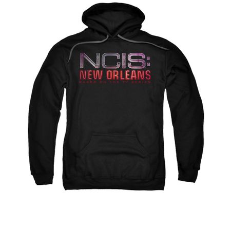 NCIS New Orleans Hoodie Neon Sign Black Sweatshirt Hoody
