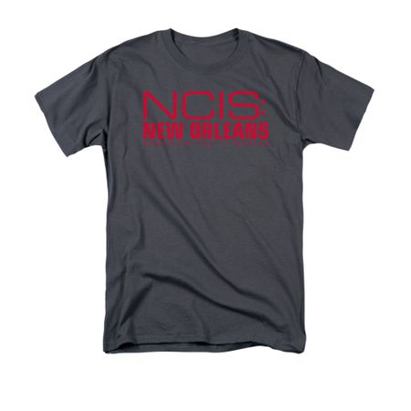 NCIS New Orleans Shirt Red Logo Charcoal T-Shirt
