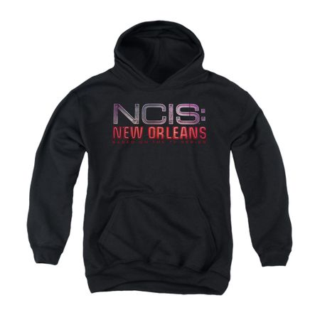 NCIS New Orleans Youth Hoodie Neon Sign Black Kids Hoody