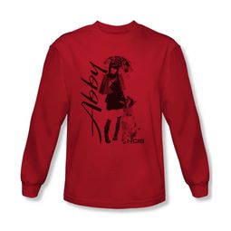 NCIS Shirt Abby and K9 Long Sleeve Red Tee T-Shirt