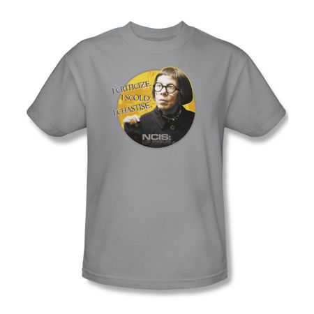 NCIS Shirt I Scold Silver T-Shirt