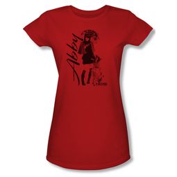 NCIS Shirt Juniors Abby and K9 Red T-Shirt
