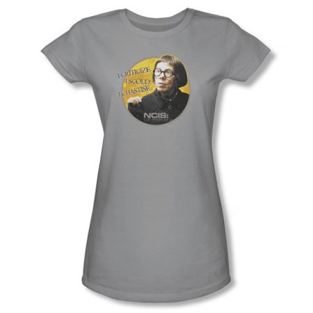 NCIS Shirt Juniors I Scold Silver T-Shirt