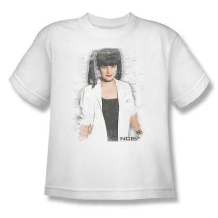 NCIS Shirt Kids Abby Skulls White T-Shirt