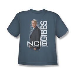 NCIS Shirt Kids Gibbs Standing Slate T-Shirt