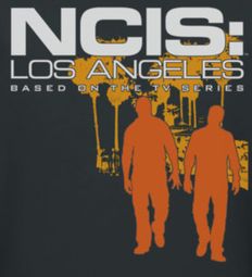 NCIS Shirt Orange Silhouette Shirt