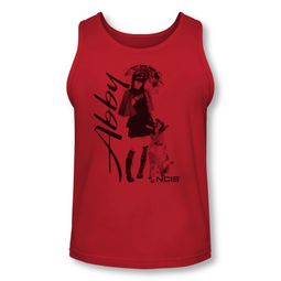 NCIS Shirt Tank Top Abby and K9 Red Tanktop