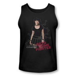 NCIS Shirt Tank Top Goth Crime Fighter Black Tanktop NCIS Shirt Tank Top Goth Crime Fighter Black Tanktop