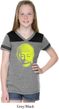 Neon Yellow Buddha Girls Football Shirt