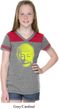 Neon Yellow Buddha Girls Football Shirt