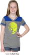 Neon Yellow Buddha Girls Football Shirt