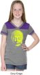 Neon Yellow Buddha Girls Football Shirt