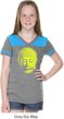 Neon Yellow Buddha Girls Football Shirt
