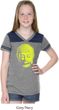 Neon Yellow Buddha Girls Football Shirt