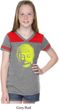 Neon Yellow Buddha Girls Football Shirt