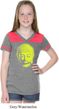 Neon Yellow Buddha Girls Football Shirt