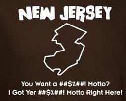 New Jersey NJ Funny T-shirt - Brown New Jersey NJ Funny T-shirt - Brown