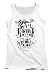 Mens Supernatural FAMILY BUSINESS Tanktop - White