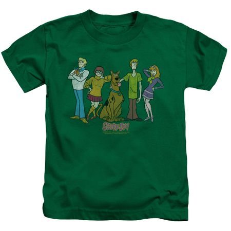 Clearance - Kids Scooby Do SCOOBY GANG T-shirt - Kelly Green