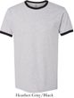 Next Level 3604 Cotton Ringer T Shirt for Adults