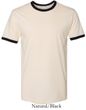 Next Level 3604 Cotton Ringer T Shirt for Adults