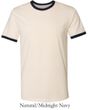 Next Level 3604 Cotton Ringer T Shirt for Adults