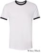 Next Level 3604 Cotton Ringer T Shirt for Adults