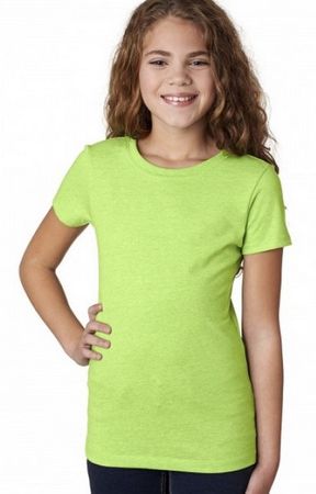 Clearance - Next Level 3712 Girls T-shirt - Neon Green