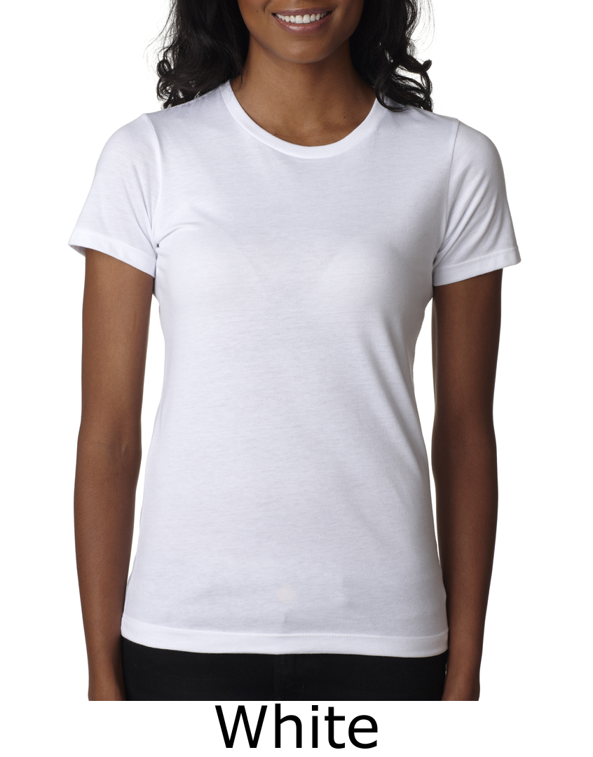 Next Level Ladies' CVC T-Shirt - Cream Color, XS Size Basic Tee - View #11