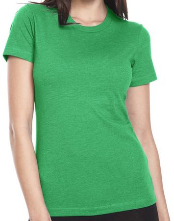 Next Level 6610 Ladies Cotton/Poly CVC Crewneck Tee Shirt