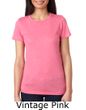 Next Level Ladies T-Shirt Tri-Blend Crewneck Tee Shirt