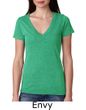 Next Level Ladies T-Shirt Tri-Blend Deep V-Neck Tee Shirt