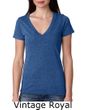 Next Level Ladies T-Shirt Tri-Blend Deep V-Neck Tee Shirt