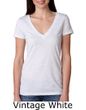 Next Level Ladies T-Shirt Tri-Blend Deep V-Neck Tee Shirt
