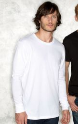 Next Level Men's T-Shirt Long Sleeve Cotton Crew Neck Tee Shirt