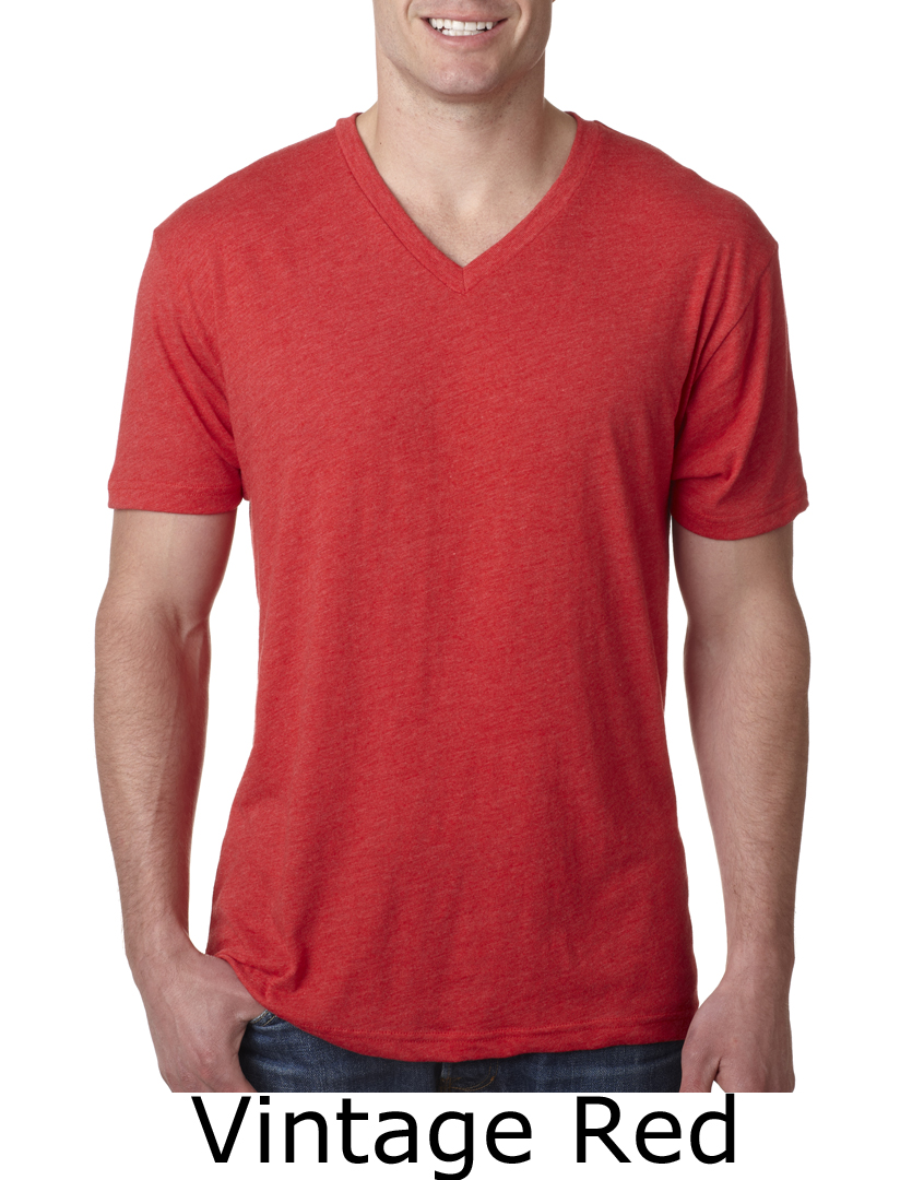 Next Level Men's TShirt VNeck TriBlend Soft Tee Shirt Next Level